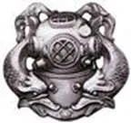 First class diver badge